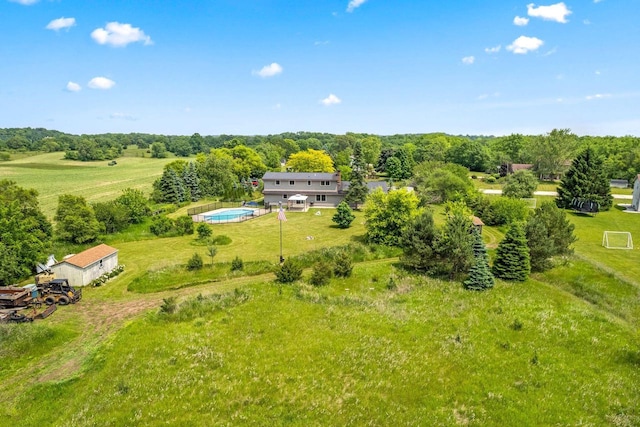 W330S7517 Split Rail Dr, Mukwonago, WI 53149 - overview of rural landscape featuring a tree filled landscape