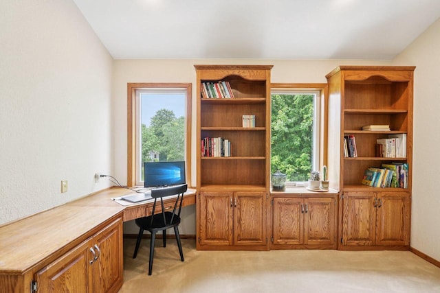 W151N10146 W Windsong Cir, Germantown, WI 53022 - office space with light carpet and built in study area