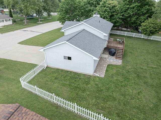 324 Nancy Ln, Pulaski, WI 54162 - view from above of property