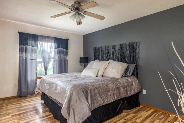 217 Lemongrass Way, Kaukauna, WI 54130 - bedroom featuring light wood-type flooring and a ceiling fan