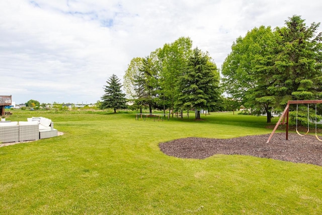 217 Lemongrass Way, Kaukauna, WI 54130 - view of green lawn featuring outdoor lounge area
