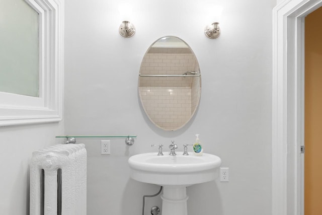204 E Huron St, Berlin, WI 54923 - bathroom featuring radiator