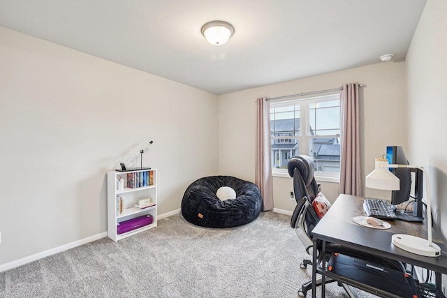 6017 Lyda Woods Ln, Madison, WI 53718 - home office featuring carpet and baseboards