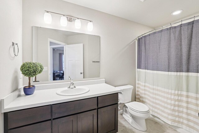 6017 Lyda Woods Ln, Madison, WI 53718 - full bathroom with vanity and curtained shower