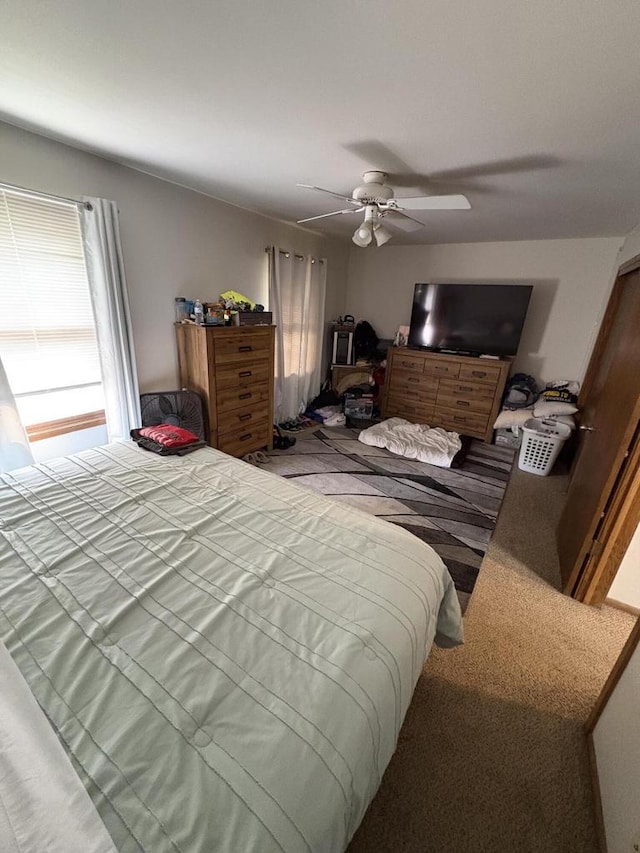 2712 Woodridge Ln, Waukesha, WI 53188 - carpeted bedroom featuring ceiling fan