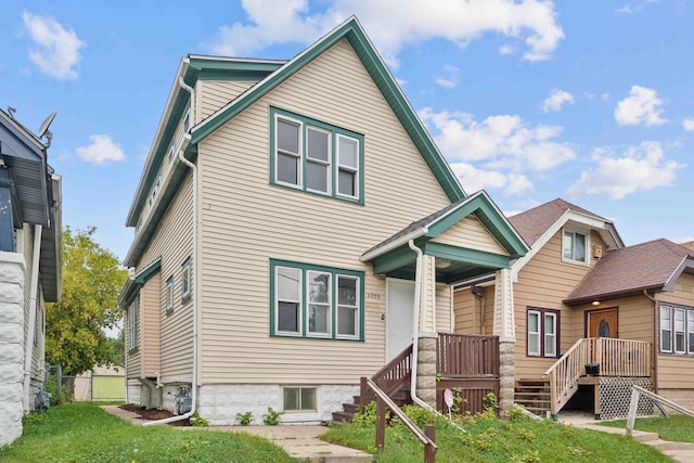 4059 N 7th St Unit 4059A, Milwaukee, WI 53209 - view of front of property featuring a front lawn