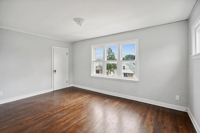 4059 N 7th St Unit 4059A, Milwaukee, WI 53209 - unfurnished room with dark wood finished floors and baseboards