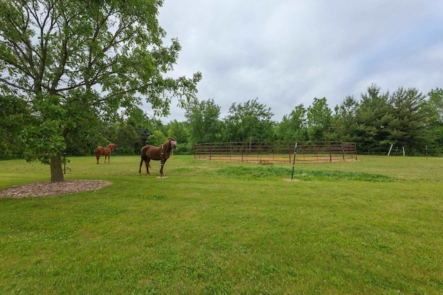 4114 Sheard Rd, Dover, WI 53139 - view of grassy yard featuring a rural view
