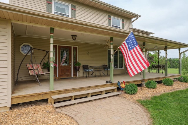 4114 Sheard Rd, Dover, WI 53139 - doorway to property with a porch
