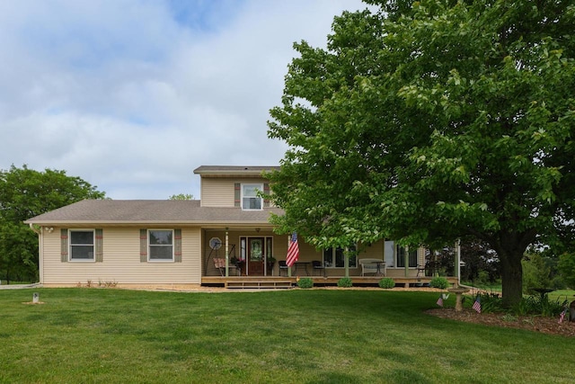 4114 Sheard Rd, Dover, WI 53139 - rear view of property with a lawn