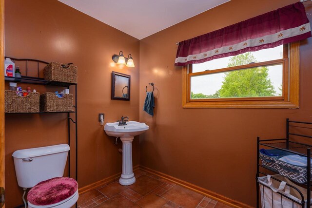 4114 Sheard Rd, Dover, WI 53139 - bathroom with baseboards and toilet