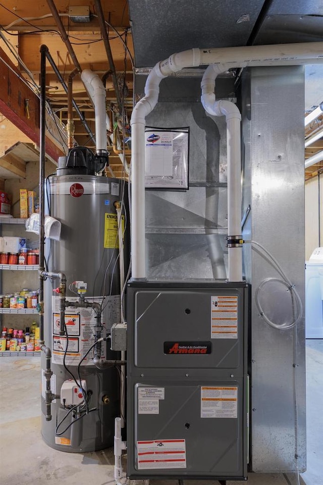4114 Sheard Rd, Dover, WI 53139 - utilities with washer / dryer and water heater