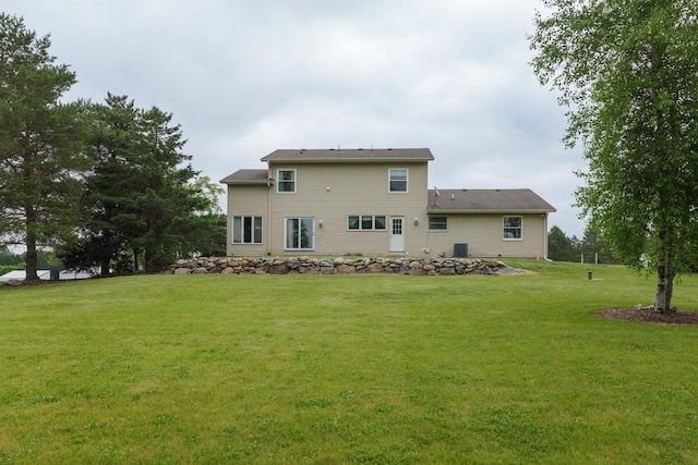 4114 Sheard Rd, Dover, WI 53139 - back of house with a lawn