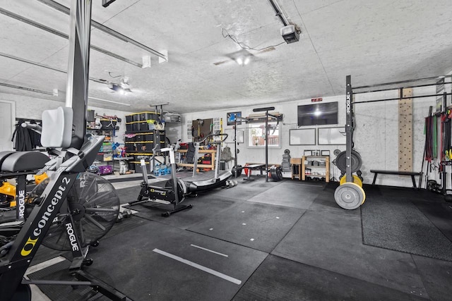 N6965 Thede Rd, Black Creek, WI 54106 - gym featuring a workshop area