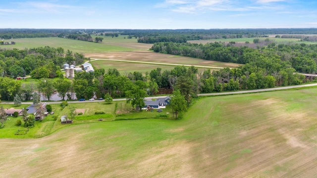 N6965 Thede Rd, Black Creek, WI 54106 - overview of rural landscape with a tree filled landscape