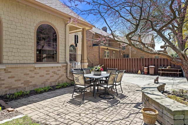 4765 N Woodburn St, Whitefish Bay, WI 53211 - view of patio / terrace featuring outdoor dining area