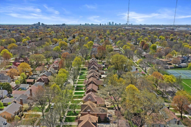 4765 N Woodburn St, Whitefish Bay, WI 53211 - aerial view of property and surrounding area with nearby suburban area