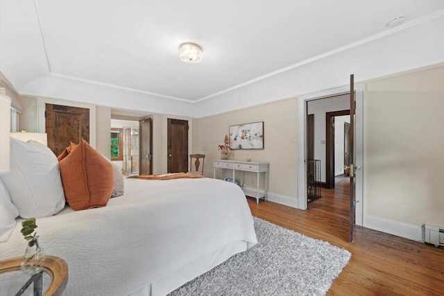 4765 N Woodburn St, Whitefish Bay, WI 53211 - bedroom featuring wood finished floors and baseboards