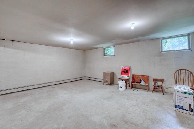 627 W Wisconsin St, Palmyra, WI 53156 - below grade area featuring concrete block wall