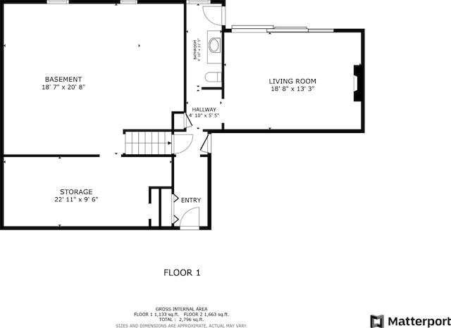 627 W Wisconsin St, Palmyra, WI 53156 - view of floor plan / room layout