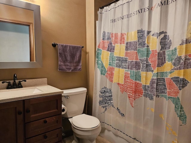 200890 Robin Rd, Marshfield, WI 54449 - full bathroom featuring vanity and a shower with curtain