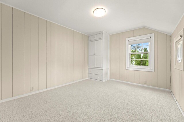 6123 N Berkeley Blvd, Whitefish Bay, WI 53217 - additional living space featuring carpet flooring and vaulted ceiling