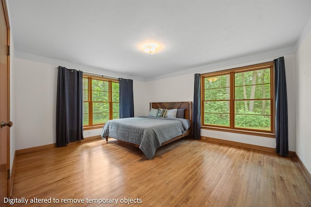 452 Woodland Dr, Wisconsin Rapids, WI 54494 - bedroom with light wood-style floors and multiple windows