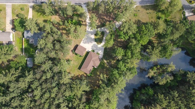452 Woodland Dr, Wisconsin Rapids, WI 54494 - aerial view of property and surrounding area featuring a large body of water