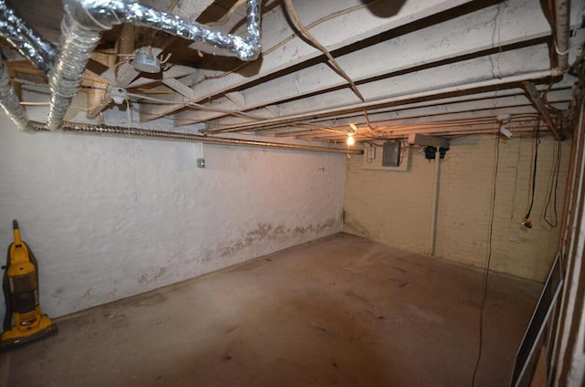 727 W Center St, Whitewater, WI 53190 - view of unfinished basement