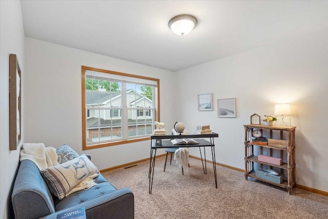 3869 Maple Grove Dr, Madison, WI 53719 - office area with carpet