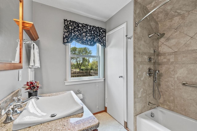 6265 N Bay Ridge Ave, Whitefish Bay, WI 53217 - full bathroom featuring vanity and  shower combination