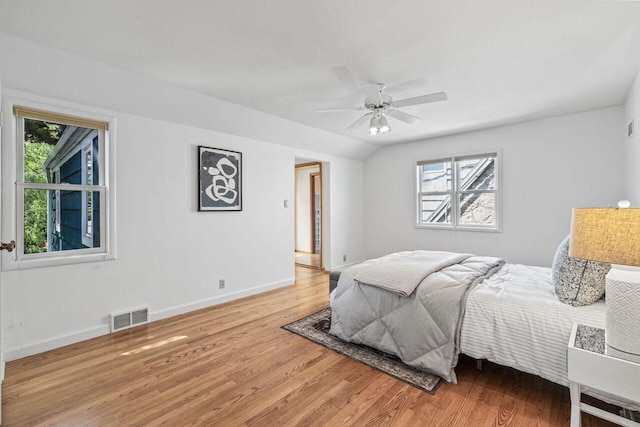 6265 N Bay Ridge Ave, Whitefish Bay, WI 53217 - bedroom with wood finished floors and ceiling fan