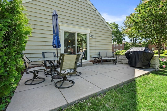 150 E Fairmount Ave, Whitefish Bay, WI 53217 - view of patio / terrace featuring grilling area