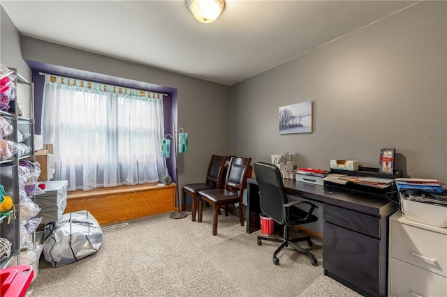 10525 Voight Rd, Fall Creek, WI 54742 - office area with light carpet