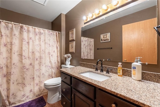 10525 Voight Rd, Fall Creek, WI 54742 - bathroom with vanity and a shower with curtain
