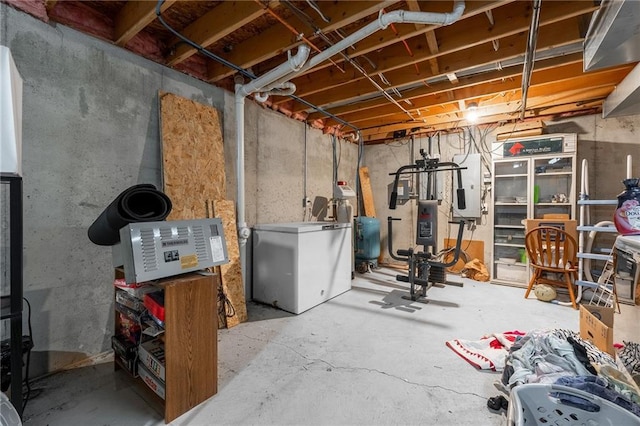 10525 Voight Rd, Fall Creek, WI 54742 - view of unfinished basement
