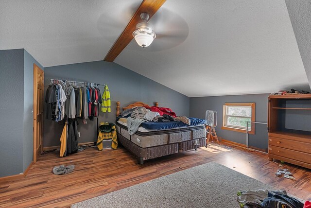 N7082 Airport Rd, Beaver Dam, WI 53916 - bedroom with wood finished floors and a ceiling fan