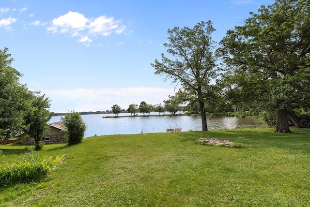 N7082 Airport Rd, Beaver Dam, WI 53916 - water view featuring a dock