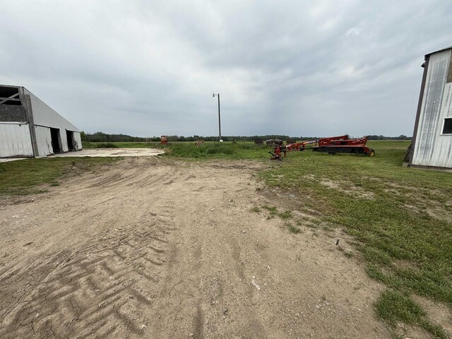 8478 N Brown County Line Rd, Pulaski, WI 54162 - view of road featuring an outbuilding