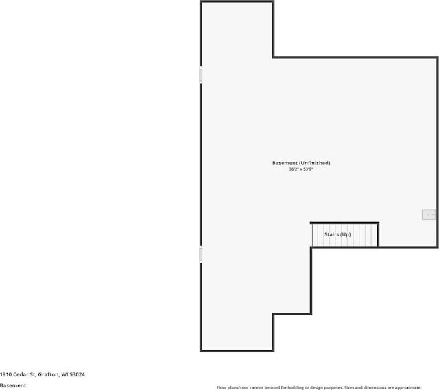 1910 Cedar St, Grafton, WI 53024 - view of property floor plan