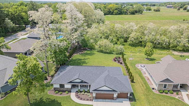 3717 White Pine Dr, Janesville, WI 53545 - aerial view of property and surrounding area