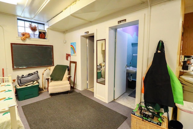 134S Main St, Stoddard, WI 54658 - interior space featuring carpet flooring