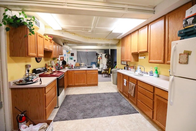 134S Main St, Stoddard, WI 54658 - kitchen featuring white appliances and light countertops