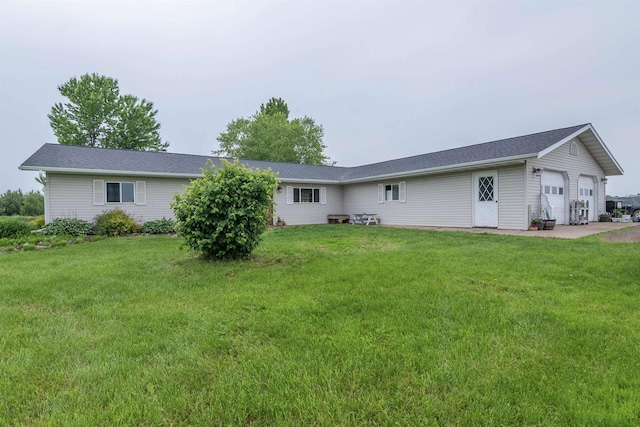 N3315 Brook Dr, Medford, WI 54451 - back of house with a yard and a garage