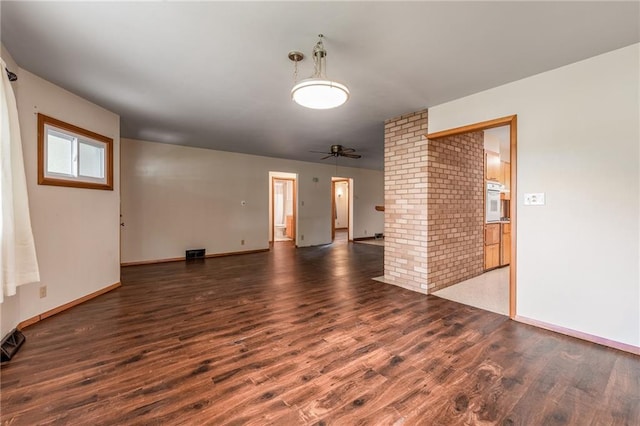 2336 Hayden Ave, Altoona, WI 54720 - unfurnished room with wood finished floors and ceiling fan