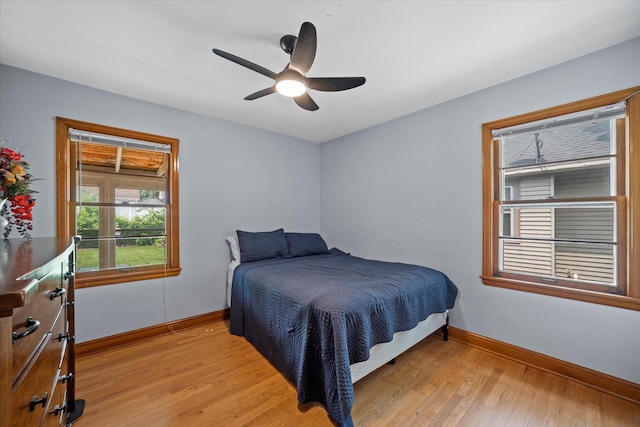 165 N 72nd St, Milwaukee, WI 53213 - bedroom with light wood-style floors and a ceiling fan