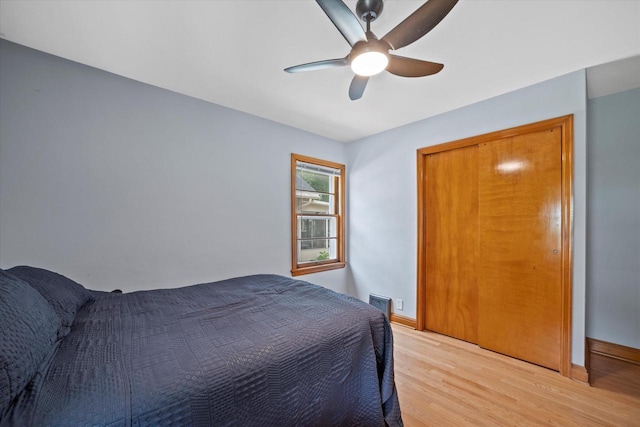 165 N 72nd St, Milwaukee, WI 53213 - bedroom featuring light wood-style floors and ceiling fan