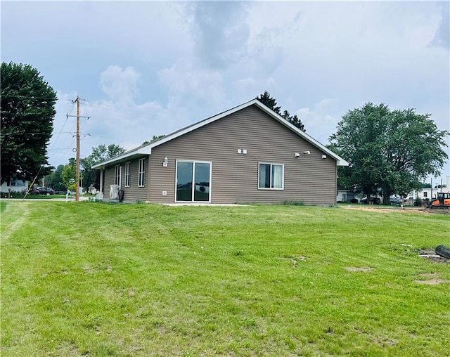308 Dunn St, Colfax, WI 54730 - back of property with a lawn