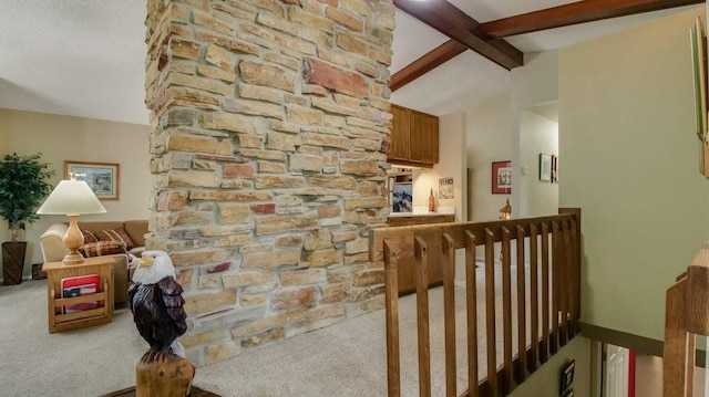 514 Fairfield Ct, Chippewa Falls, WI 54729 - corridor with carpet