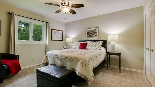 514 Fairfield Ct, Chippewa Falls, WI 54729 - bedroom featuring carpet flooring and ceiling fan